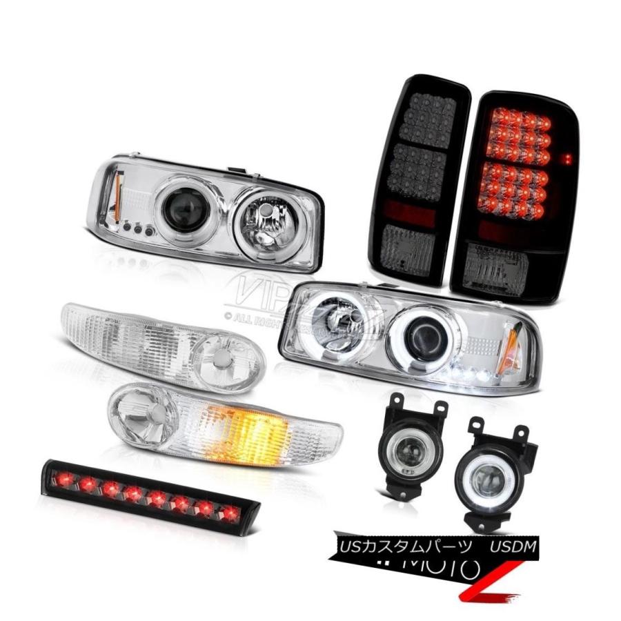 前照灯 Haloヘッドライトユーロバンパー交通信号LEDテールランプFogLampブレーキカーゴ01-06ユーコン Halo Headlight E 自動車-車、バイク、自転車