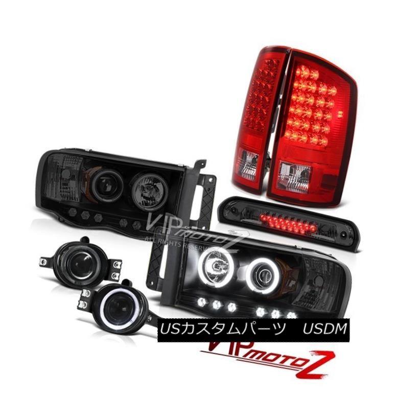 前照灯 2002-2005 Ram Sinister黒いことCCFL前照灯LH + RH LEDブレーキライトフォグ高積貨委託貨物 2002-20 その他ライト-車、バイク、自転車-自動車