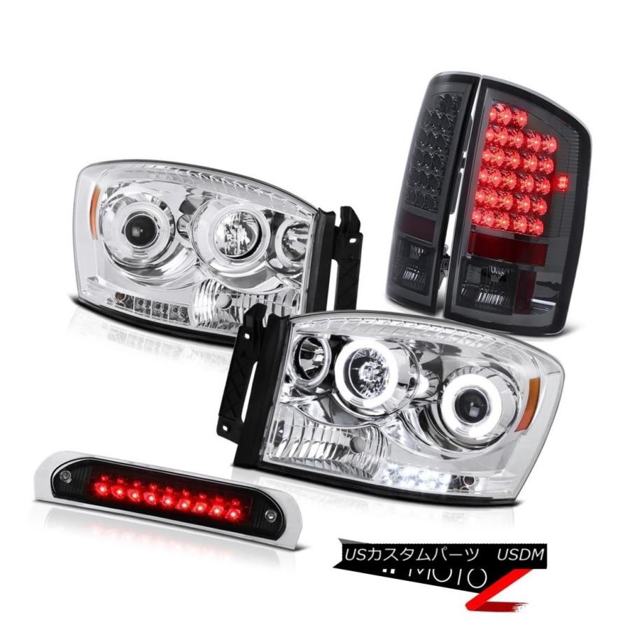 前照灯 最も末たのもしいCCFL輪っか前照灯LED打ちきりテールランプRoof Cargo 2007 2008 Ram ST Brightest その他ライト-自動車-車、バイク、自転車