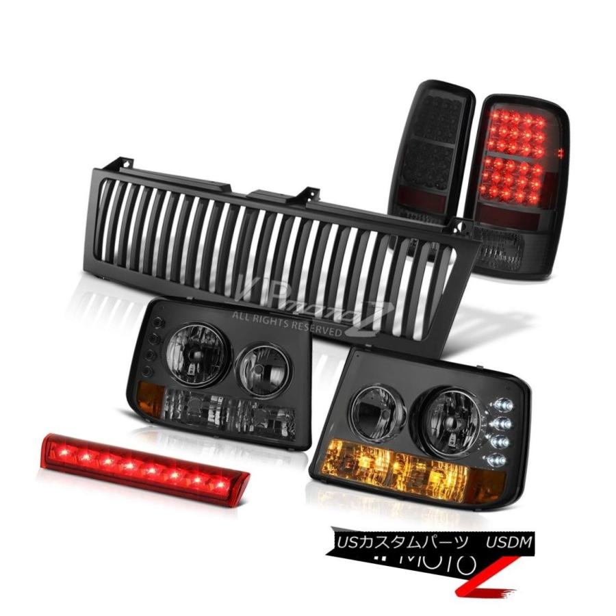 前照灯 00 01 02 03 04 05 06都市近郊部ヘッドライトブレーキテールライト3rd Red LED Black Grill 00 01 ライト、レンズ-車、バイク、自転車