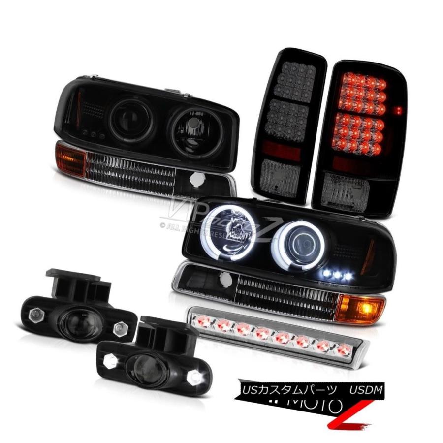 前照灯 2000-2006 GMC Yukon CCFL HaloヘッドライトバンパーフォグランプLED尾灯第3打ちきり 2000-2006 G その他ライト-自動車