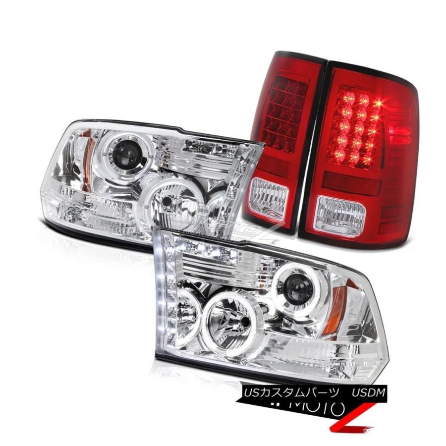 前照灯 2009-2017 Dodge Ram 1500読みやすいLEDテールライトプロジェクターヘッドライト2013年2012年2011 2009 その他ライト-車、バイク、自転車