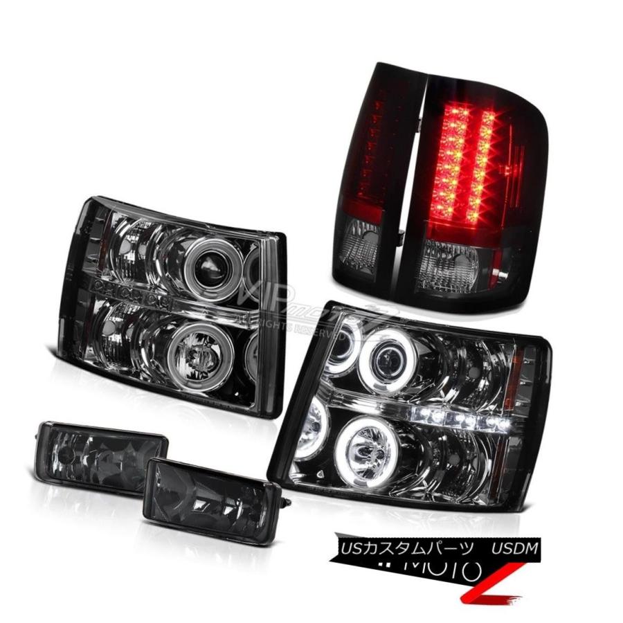 前照灯 2007-2013 Silverado 1500/2500 CCFL映写機前照灯/ LEDテールランプ/フォグライト 20 その他ライト-車、バイク、自転車