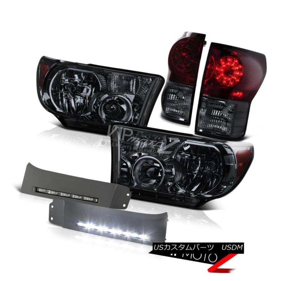 前照灯 07-13 Tundra V6 4.0L前照灯LEFT RIGHT LED交通信号テールライトバンパートリムフォグ 07-13 Tun 自動車-ライト、レンズ