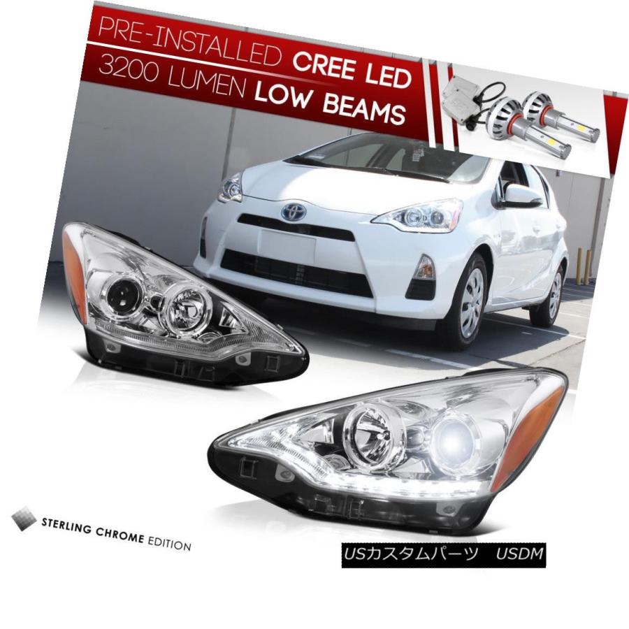 ヘッドライト [LEDインラインロービーム] 2012-2014トヨタプリウスの