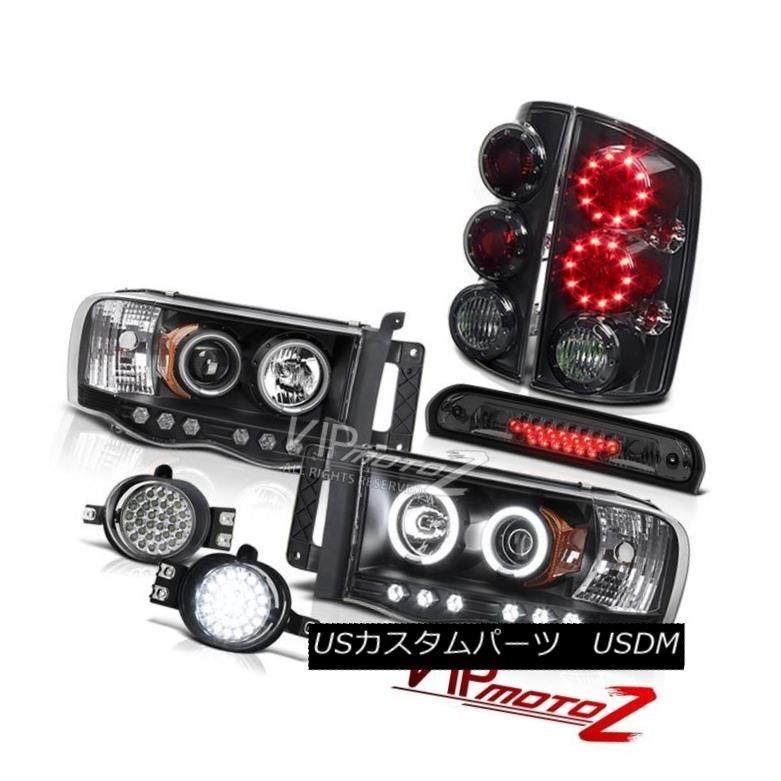 前照灯 02 03 04 05子ヒツジSRT-10月暈CCFLヘッドランプスモークLED曇り曇り3RD 02 03 04 05 Ram SRT-1 自動車-ライト、レンズ