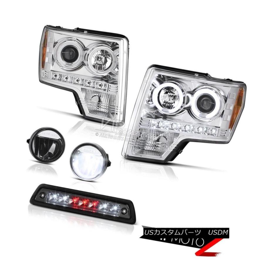 前照灯 2009-2014 F150 PLATINUMハイストップライトユーロクロームフォグランプヘッドランプLED SMD 2009-2014 その他ライト-車、バイク、自転車