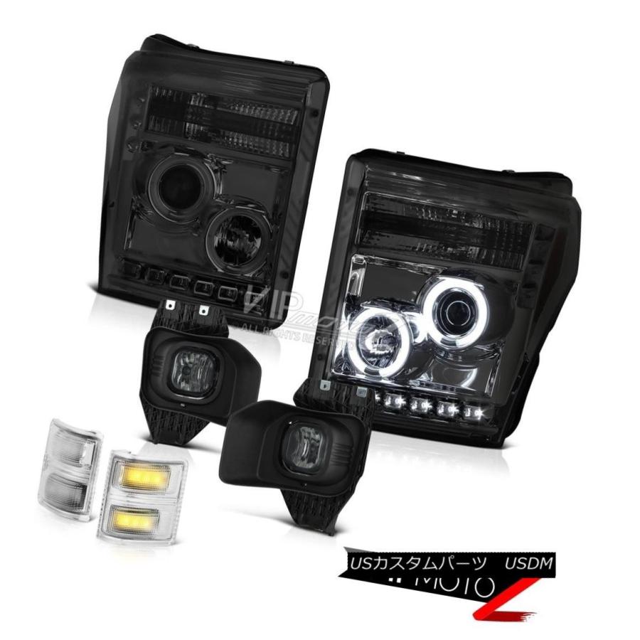 前照灯 2011-2016 F250 XLTクロームミラーシグナルライトフォグライトプロジェクターヘッドライト 2011-2016 F250 X 車、バイク、自転車-自動車