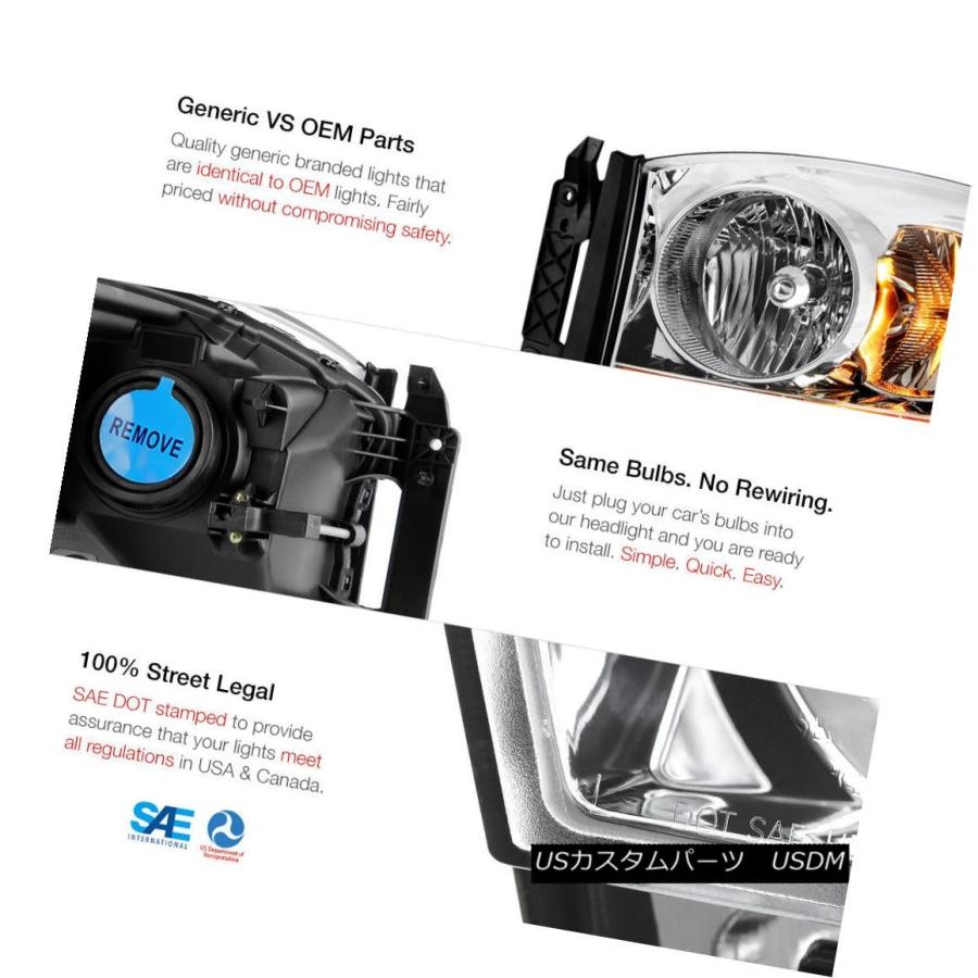 ヘッドライト 2006 Ram 1500ヘッドランプスモークフォグランプルーフカーゴライトロッソレッドテールライト 2006 Ram 1500 Heaの画像