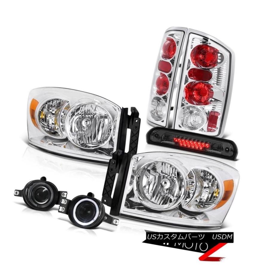 前照灯 クリスタルヘッドランプブレーキランプフォグランプハイストップLED雲煙2006ダッジラムSLT Crystal Headlamps その他ライト-自動車-ライト、レンズ