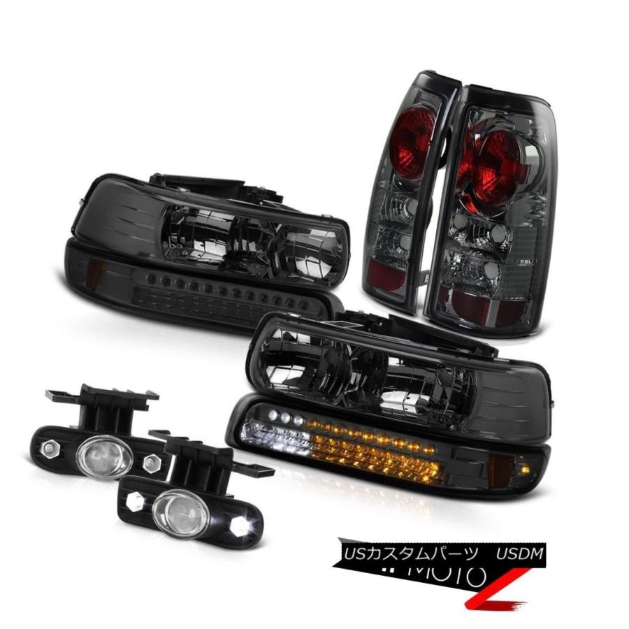 前照灯 1999-2002シボレーシルバラードヘッドランプSMD DRLブレーキランプテールランプスイッチフォグ 1999-2002 Chevr 車、バイク、自転車-その他ライト-ライト、レンズ