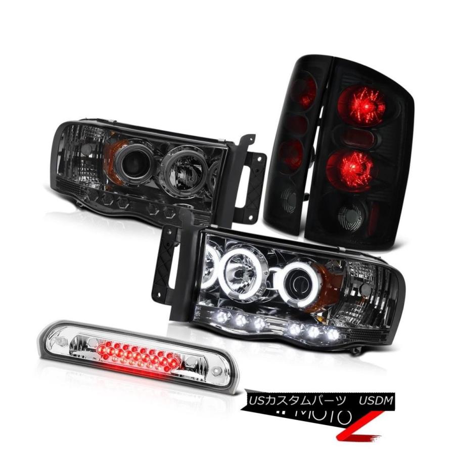 前照灯 CCFL前照灯Sinister BlackリアタイルランプRoof Stop LED Clear 02-05 Ram 2500 C その他ライト-自動車