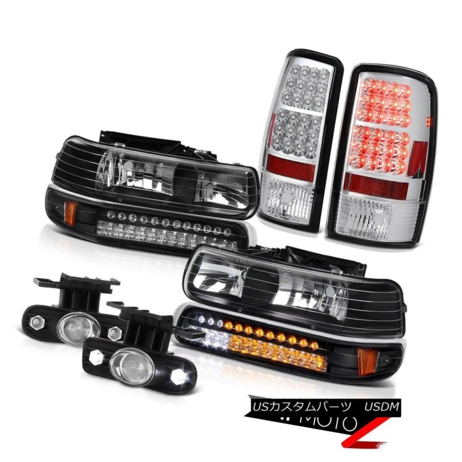 前照灯 2000-06 Tahoe LT前照灯LEDバンパースターリングクロムテールライトプロジェクターフォグ 2000-06 Tahoe 自動車-車、バイク、自転車