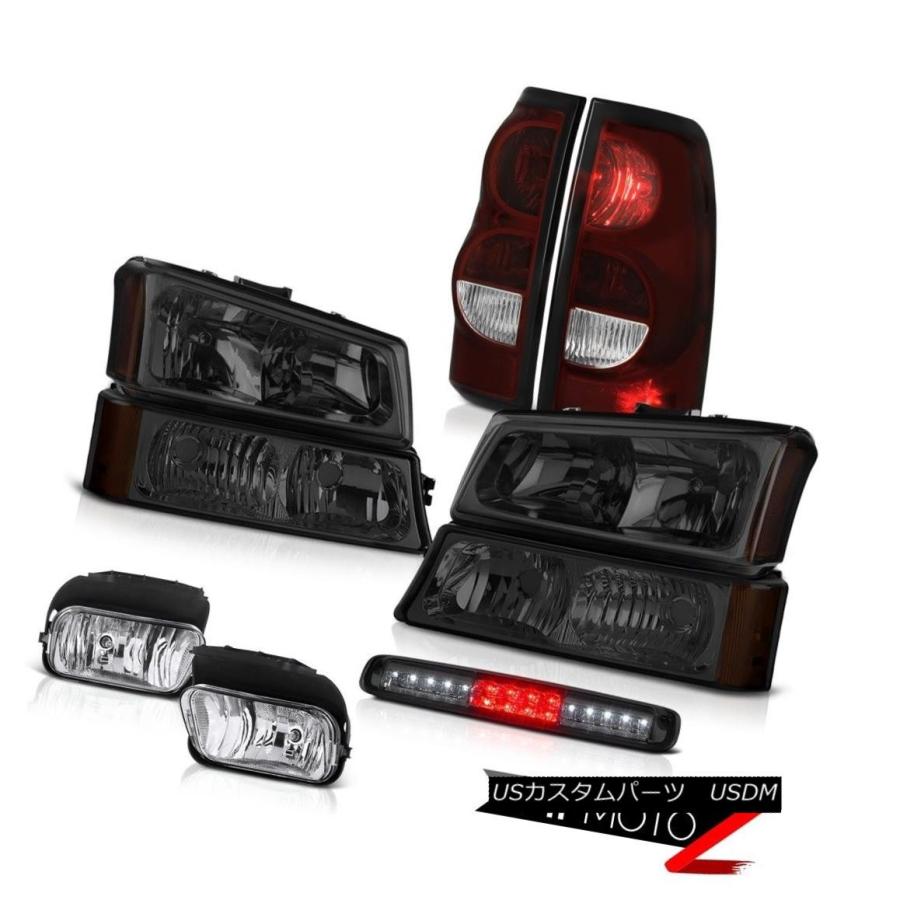 前照灯 03-06 Silverado 2500Hd大屋根キャビンランプフォグランプスモークレッドテールバンパーヘッドランプ 03-06 Silv 車、バイク、自転車-その他ライト