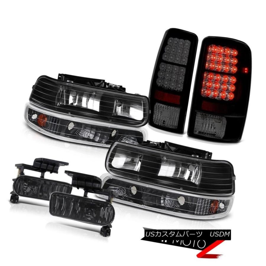 前照灯 ペアブラックヘッドランプパーキング末たのもしいLED曇り蒸気霧2000-2006都市近郊部LT Pair Black Headlamp Parking ライト、レンズ-その他ライト