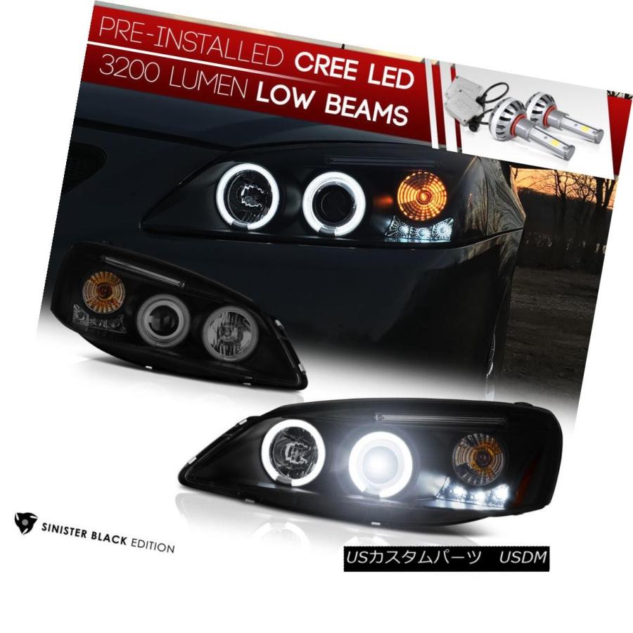 前照灯 「LED LOW BEAMの組み入れる」[CCFL HALO RING] 2005年?2010年ポンティアックG6 DRL前照灯 \"IN" ライト、レンズ-その他ライト-車、バイク、自転車