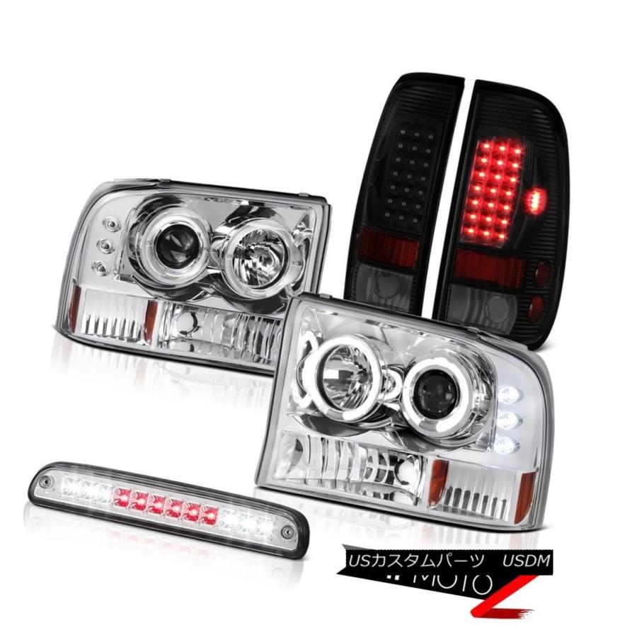6 8l暗い煙テール ブレーキ ランプクリア クローム ヘッドランプ第3ランプ 99 04 ヘッドライト 99 04 Usdm 0019 1396 Usパーツ取り扱い専門店 ライト レンズ F350 F350 F350 F350 6 8l D Usdm