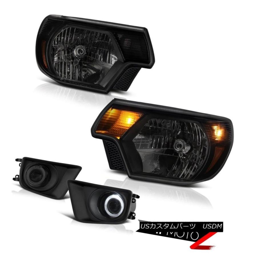 ヘッドライト 12-15トヨタタコマ4WDスモーキーフォグランプダーク