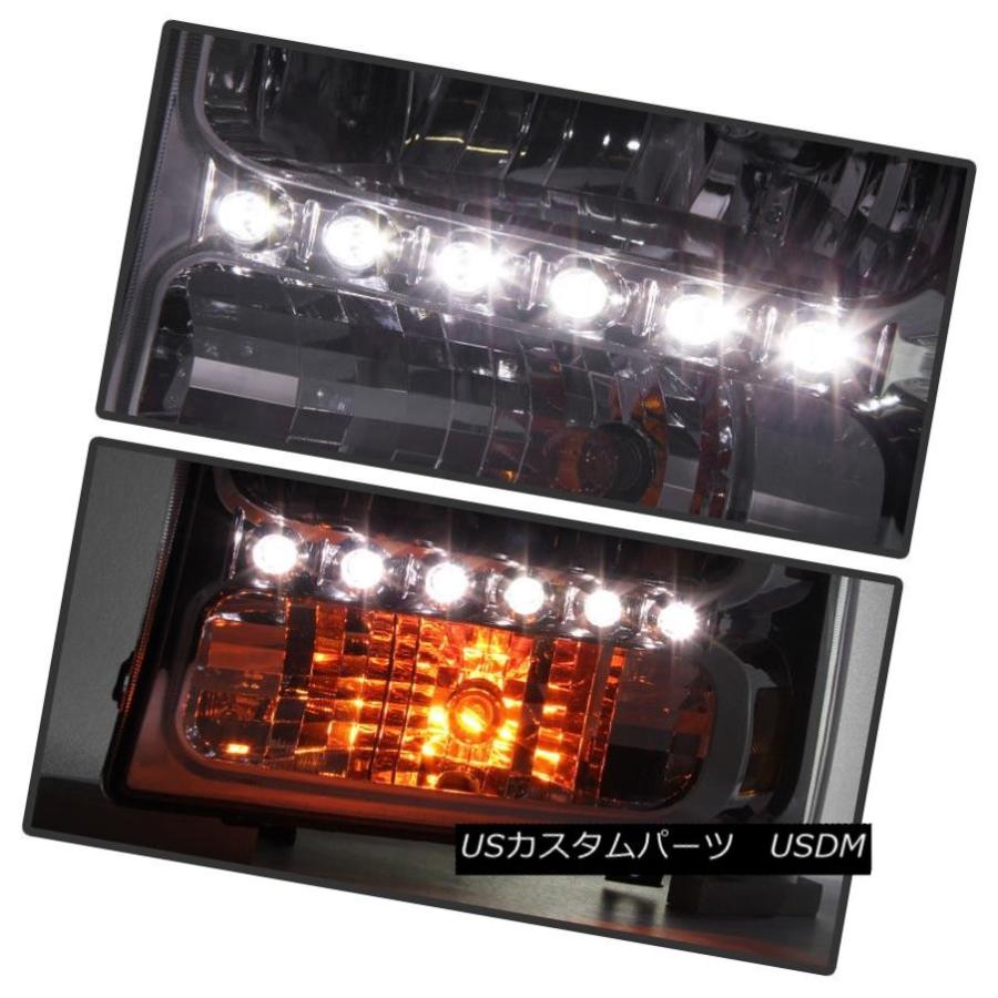 ヘッドライト 1999-2004フォードF250 F350 F450 F550スーパーデューティーエクスカーションLEDヘッドライトヘッドランプ 19の画像