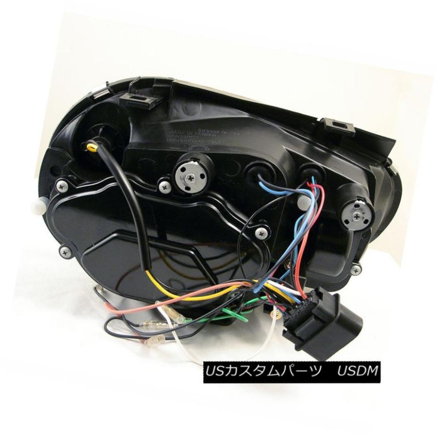 ヘッドライト ブラック99-06 VWゴルフMk3プロジェクターヘッドライト（フォグ+デイタイムLedランニングライト付き） Black 99-06の画像