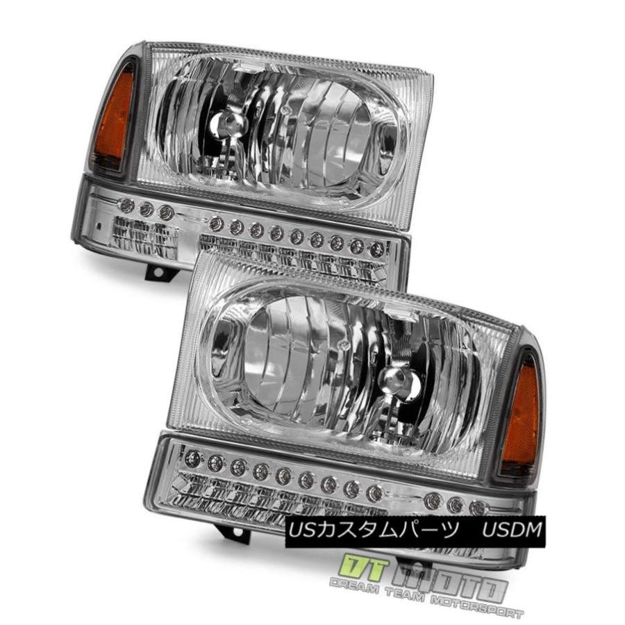 ヘッドライト 1999-2004 Ford F250 F350 00-04 LEDパーキングランプ付き遠足ヘッドライト 1999-2004 Ford_2