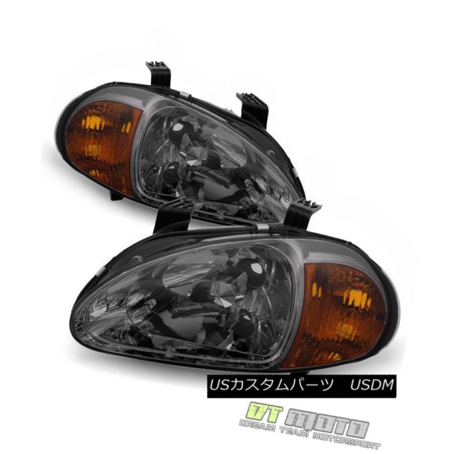 前照灯 雲煙1993-1997 Honda Del Sol 2インチ1天々照明ランプ（隅っこ照明ランプ付） For Smoked 1993-199 自動車-ライト、レンズ