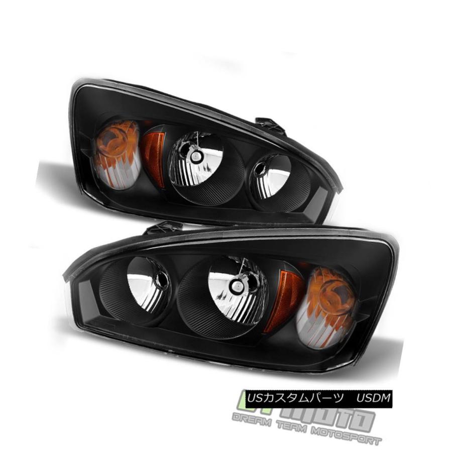 ヘッドライト Blk 2004 2005 2006 2007 2008シボレーマリブヘッドライトヘッドランプ04-08 Left + Right Bl