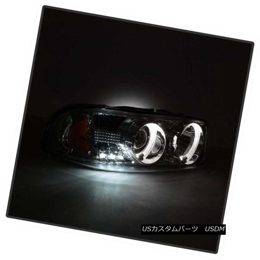 ヘッドライト 1999-2006 GMC Sierra 1500 Yukon Denali LEDハロープロジェクターヘッドライトヘッドランプ 199の画像