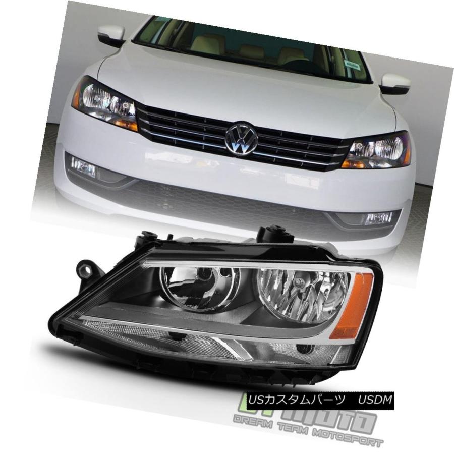 ヘッドライト 2011-2017 Volkswagen Jetta [ハロゲンモデル]ヘッドライトヘッドランプ左側のドライバーサイド 2011-201