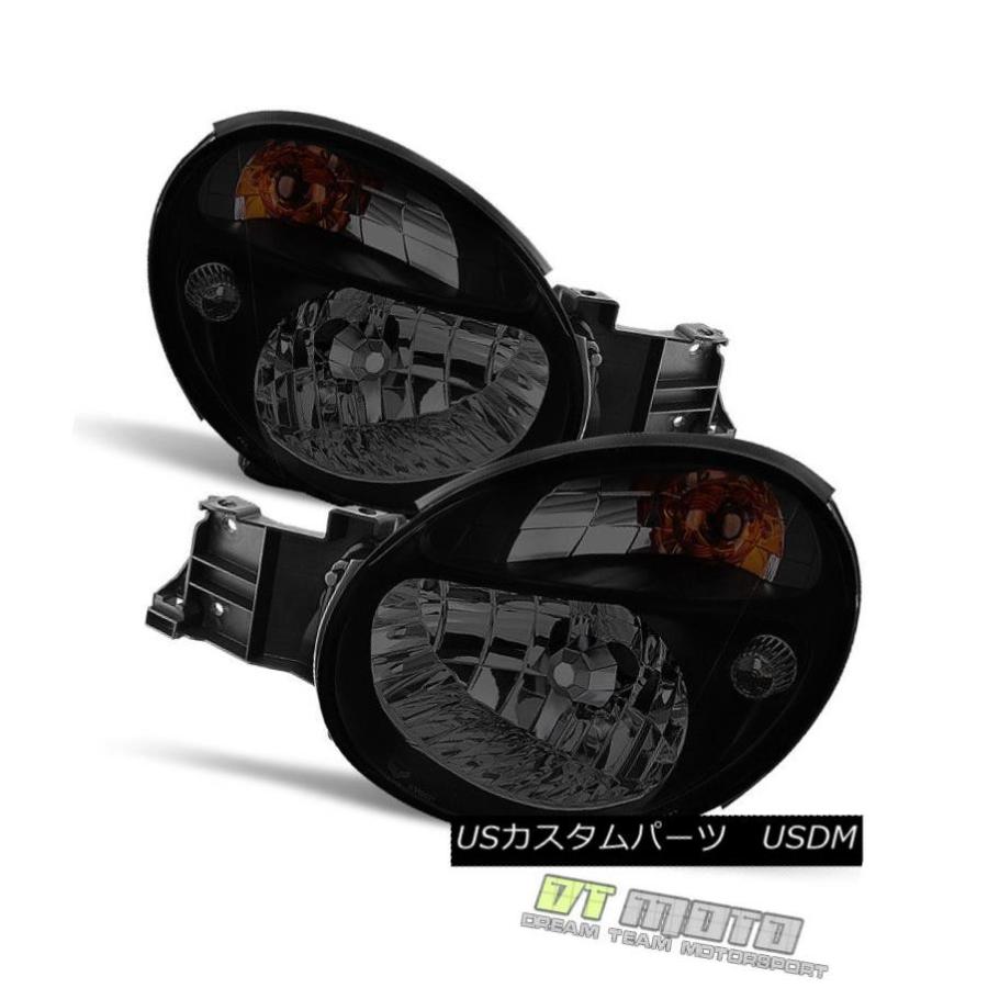 ヘッドライト ブラックスモーク2002 2003スバルWRXインプレッサアウトバックSTIヘッドライトペア左+右 Black Smoked 2002