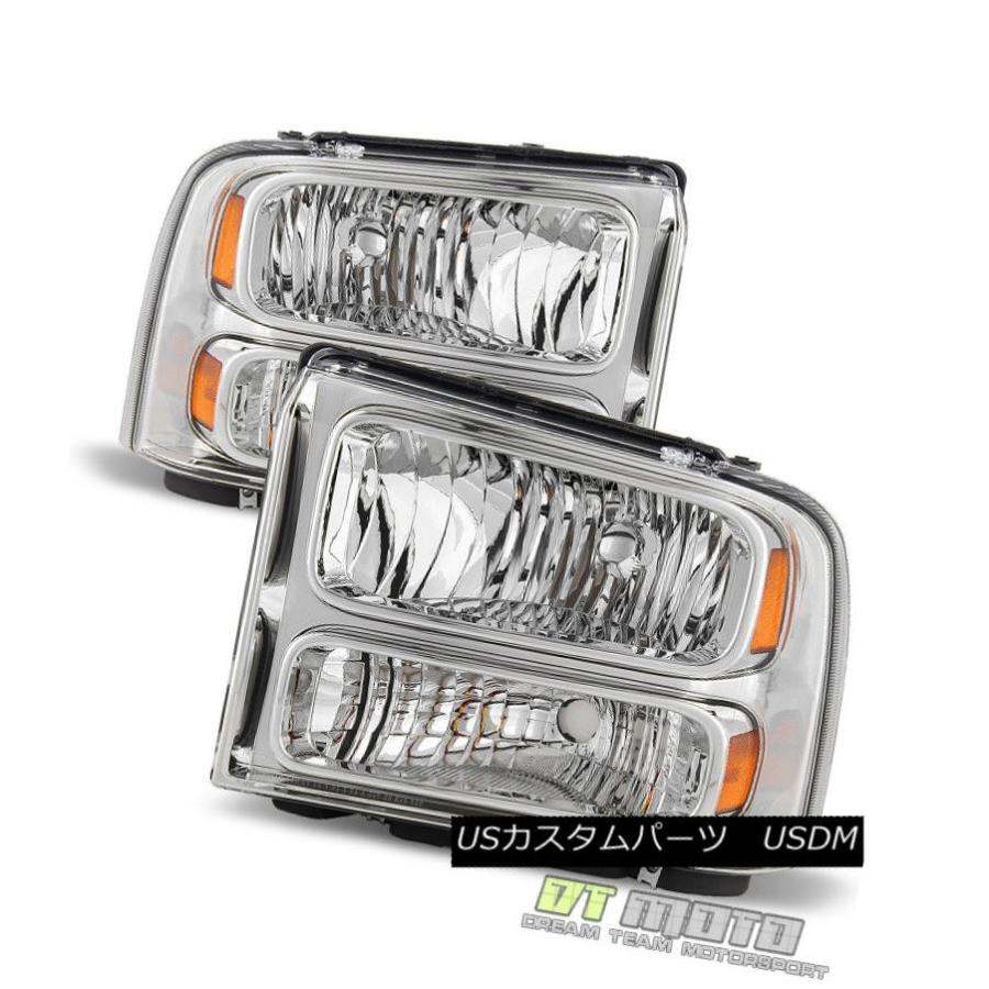 ヘッドライト 2005-2007 Ford F250 F350 F450 F550スーパーデューティーヘッドライトLeft + Right 05 06