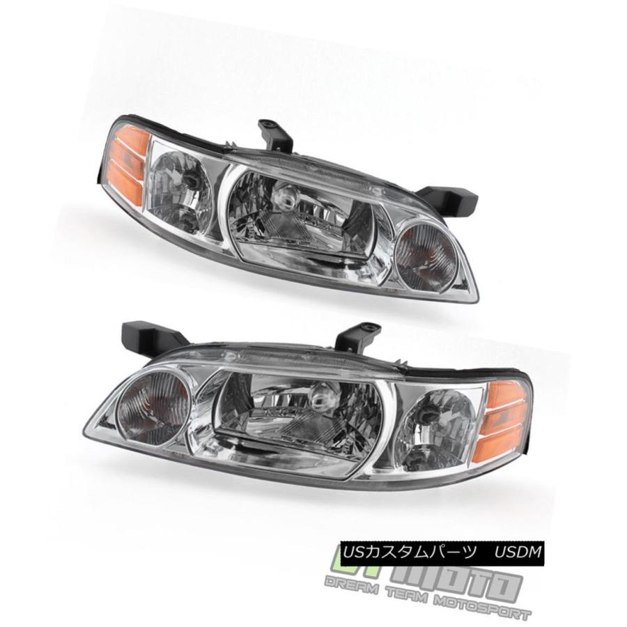 ヘッドライト 2000年のAltima 4Drセダンヘッドライトヘッドランプ交換00-01 Left + Right For 2000 2001 Al
