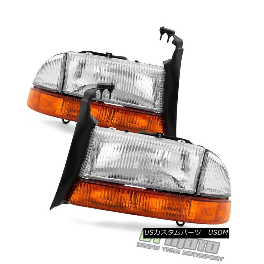 ヘッドライト 1997-2004 Dodge Dakota 1998-2003 Durangoヘッドライトバンパーライト信号ランプ 1997-2004