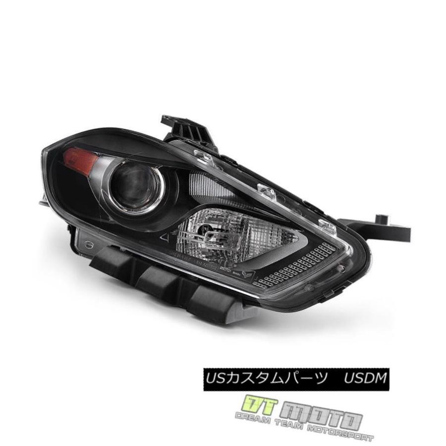 ヘッドライト [HIDキセノンモデル] 2013-2016 Dodge Dart Blk交換ヘッドライト乗客側 [HID Xenon Model] 2