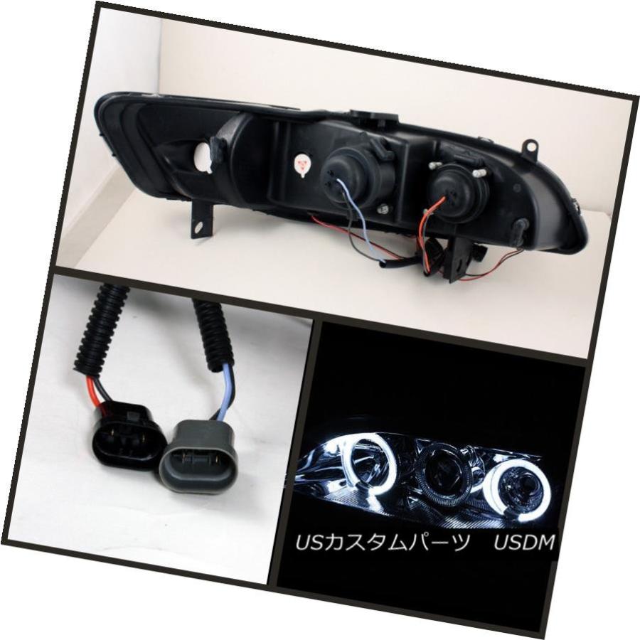 ヘッドライト 98-02用Honda Accord 2 / 4Dr LEDハロープロジェクターヘッドライトヘッドランプ左+右 For 98-02 Hoの画像