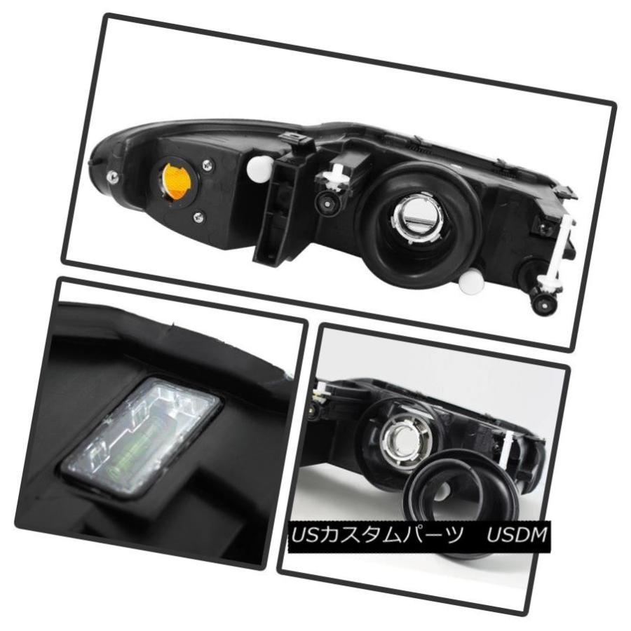 ヘッドライト Blk 1996-2000クライスラーセブリングコンバーチブルヘッドライト交換左+右セット Blk 1996-2000 Chryslerの画像