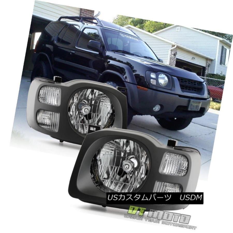 ヘッドライト ブラックヘッドランプ（2002年版）2004 Xterra XEヘッドライト（左前+右） Black Headlamps For 200