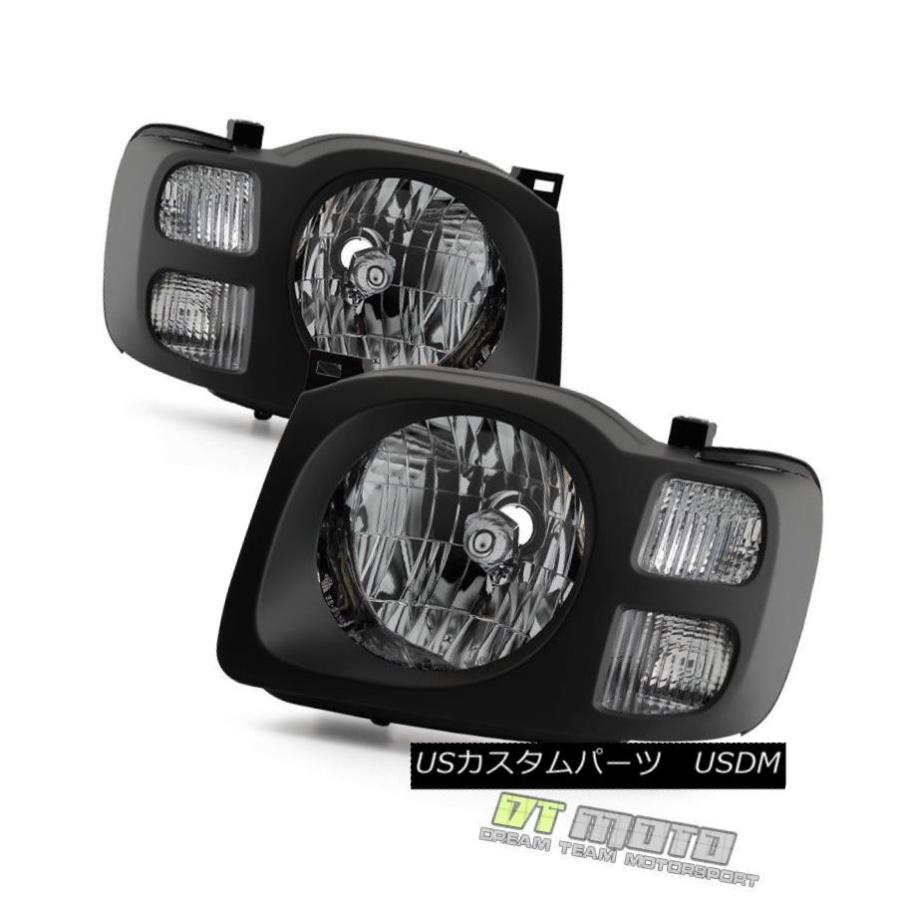 ヘッドライト ブラックヘッドランプ（2002年版）2004 Xterra XEヘッドライト（左前+右） Black Headlamps For 200の画像
