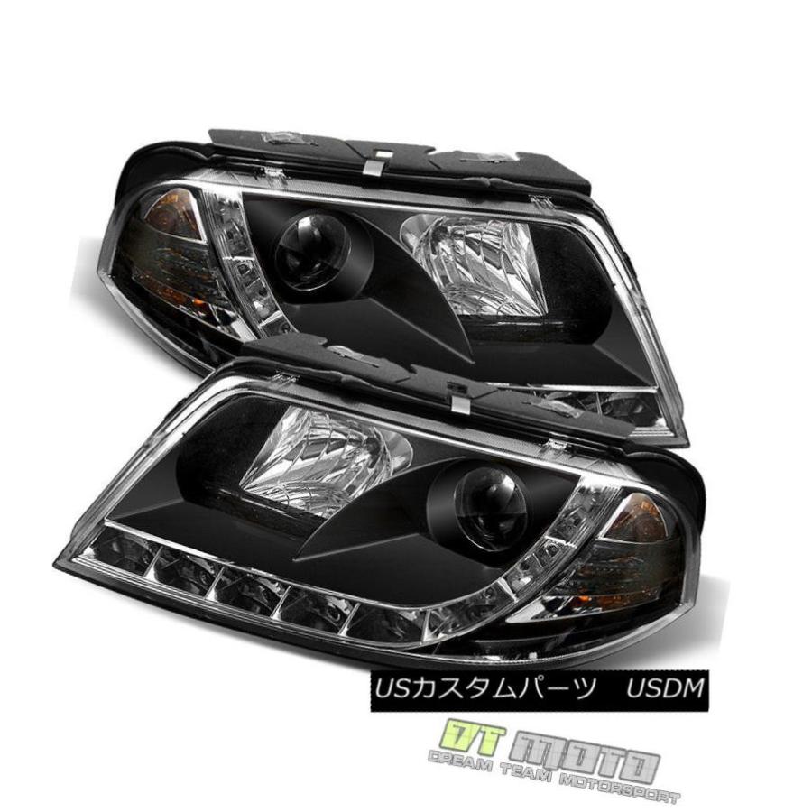 ヘッドライト ブラック2001-2005フォルクスワーゲンパサートLED DRL昼間走行プロジェクターヘッドライト Black 2001-2005 Vの画像