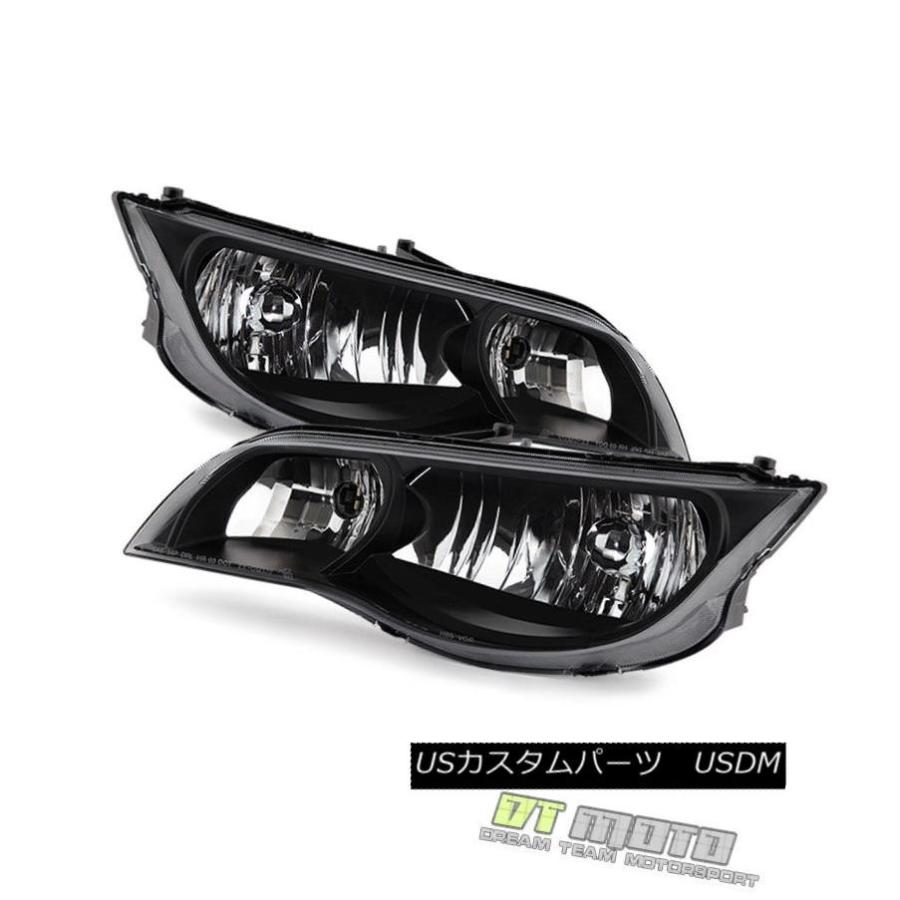 ヘッドライト 黒2003-2007サターンION 2Drクーペヘッドライトヘッドランプ交換左+右 Black 2003-2007 Saturn ION