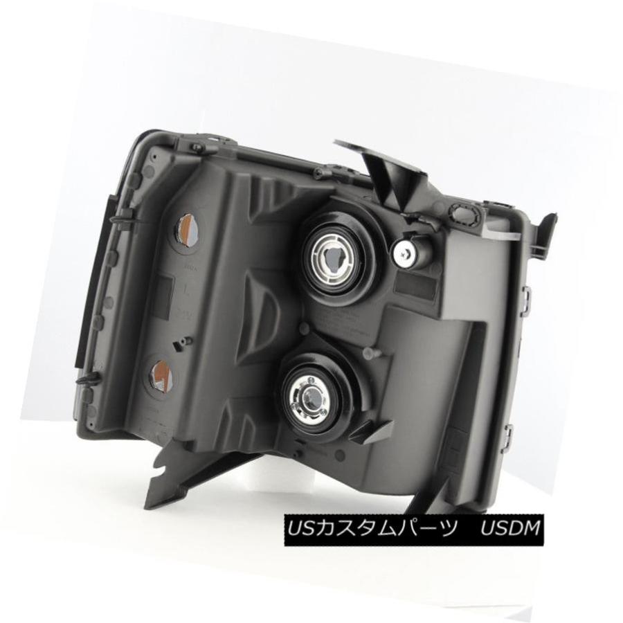 ヘッドライト Smoke 2007-2013 Chevy Silverado 1500 2500 3500ヘッドライト交換用ヘッドライト Smokeの画像