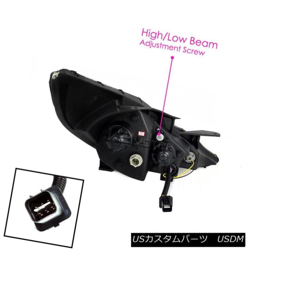 ヘッドライト 11-14ソナタクロムSMD LED DRLプロジェクターヘッドライト+ H3ハロゲン電球用 For 11-14 Sonata Chroの画像