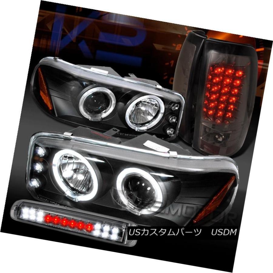 ヘッドライト 99-03 Sierra Blackプロジェクターヘッドライト+スモーキー  ke LEDテールランプ+ LED