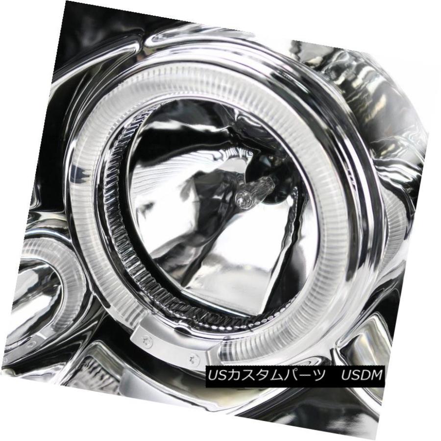 ヘッドライト 04-08 F150クロームLED DRLプロジェクターヘッドライト+垂直  icalグリル+ティントLED第3の画像
