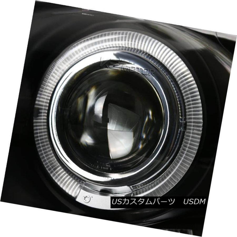 ヘッドライト 2002-2005 Dodge Ram 1500 2500 3500 Haloプロジェクターヘッドライトブラック左右 2002-2005の画像