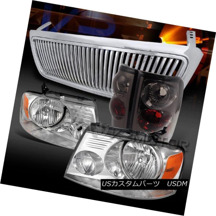 国内正規 ヘッドライト 04-08 Ford F150クロームヘッドライト+ Ver <tt> Grille + Smokeテールランプ 04-08  | www.pic.ac.th