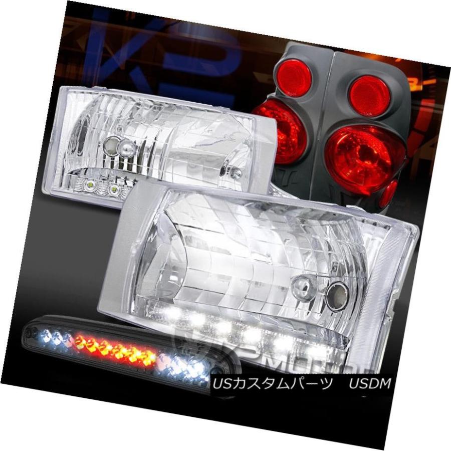 前照灯 99-04 F250 SDせつ然たるLED DRL前照灯+ 3Dブラックテールランプ+噴煙3うち切り 99-04 F250 SD