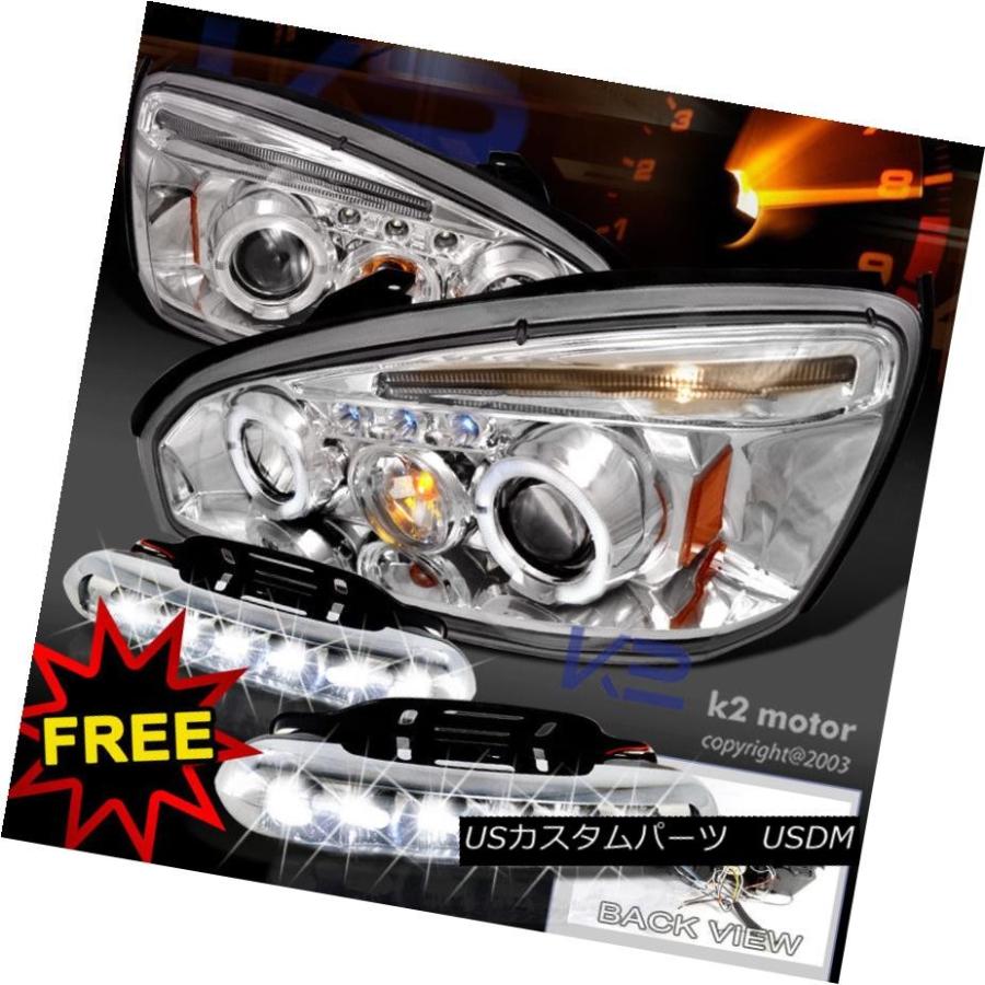 前照灯 Chevy 04-07 Malibu Halo映写機前照灯+ Dri   ving LEDフォグラ