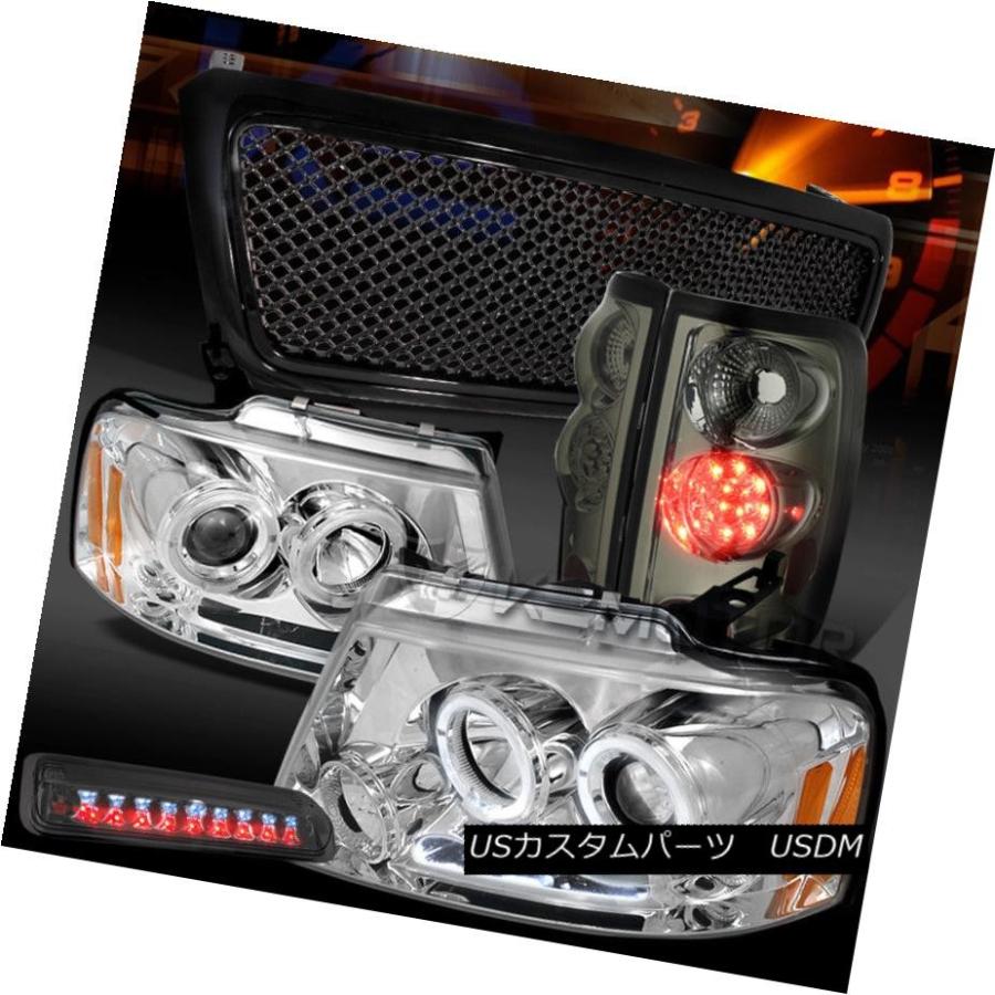 ヘッドライト 04-08 F150 Clear Haloヘッドライト+ Smo   ke LEDテール3rdストップランプ+