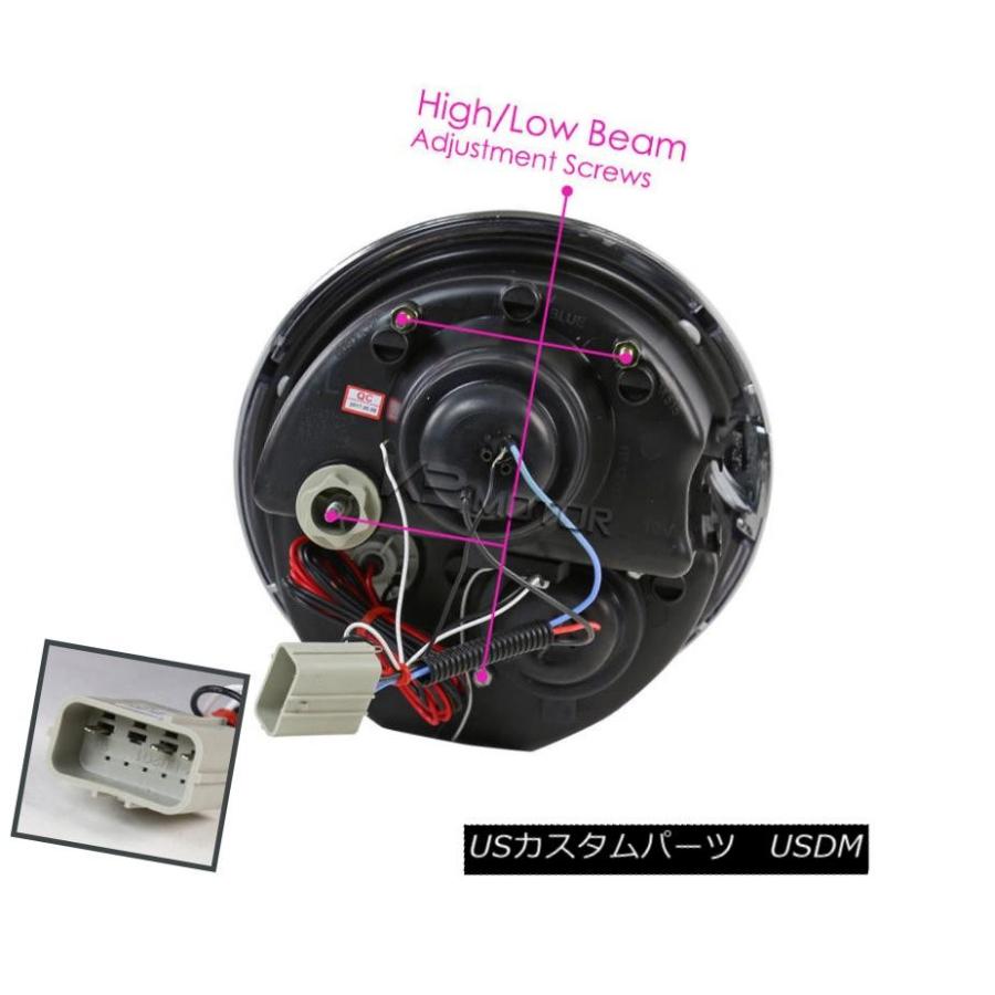 ヘッドライト 02-05ミニクーパーブラックLEDハロープロジェクターヘッドライト+ H1ハロゲン電球 02-05 Mini Cooper Black